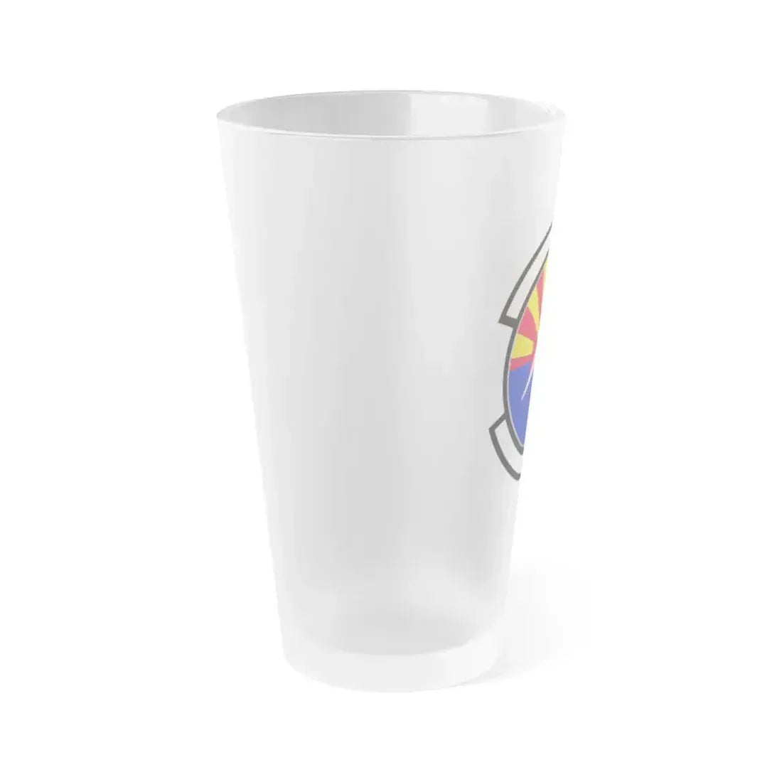 355 Healthcare Operations Squadron ACC (U.S. Air Force) Frosted Pint Glass 16oz - Go Mug Yourself