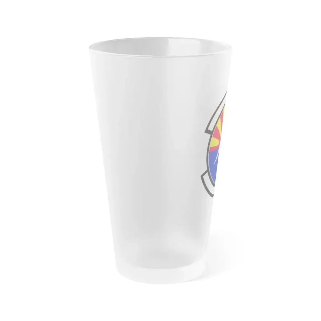 355 Healthcare Operations Squadron ACC (U.S. Air Force) Frosted Pint Glass 16oz - Go Mug Yourself