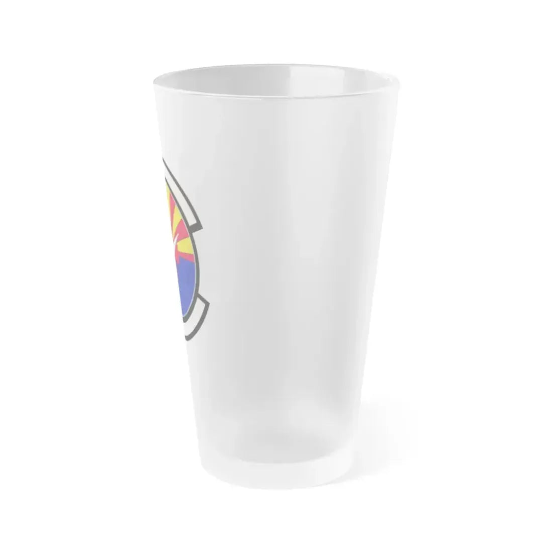 355 Healthcare Operations Squadron ACC (U.S. Air Force) Frosted Pint Glass 16oz - Go Mug Yourself