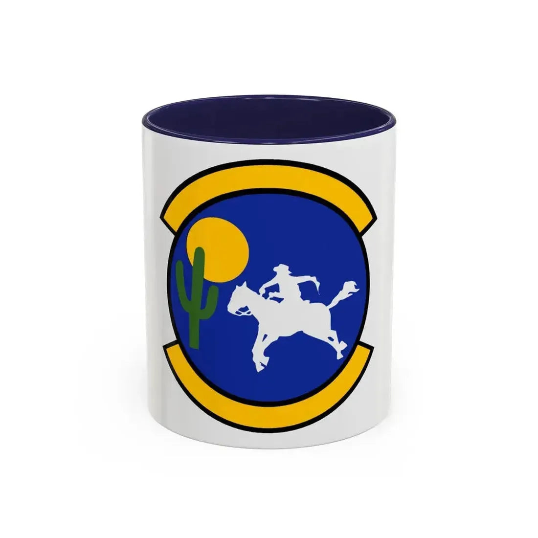 355 Logistics Readiness Squadron ACC (U.S. Air Force) Accent Coffee Mug 11oz Navy - Go Mug Yourself
