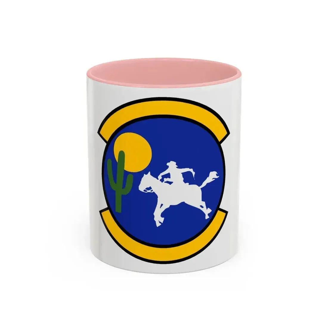 355 Logistics Readiness Squadron ACC (U.S. Air Force) Accent Coffee Mug 11oz Pink - Go Mug Yourself