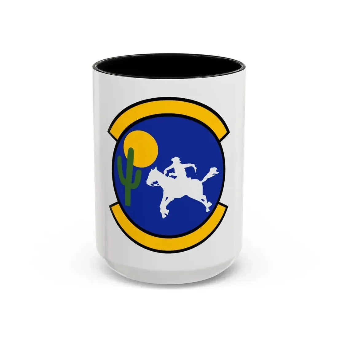 355 Logistics Readiness Squadron ACC (U.S. Air Force) Accent Coffee Mug 15oz Black - Go Mug Yourself