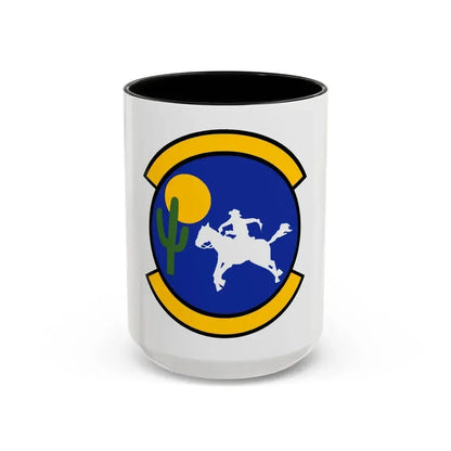 355 Logistics Readiness Squadron ACC (U.S. Air Force) Accent Coffee Mug 15oz Black - Go Mug Yourself