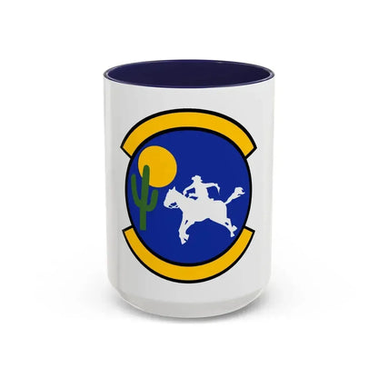355 Logistics Readiness Squadron ACC (U.S. Air Force) Accent Coffee Mug 15oz Navy - Go Mug Yourself