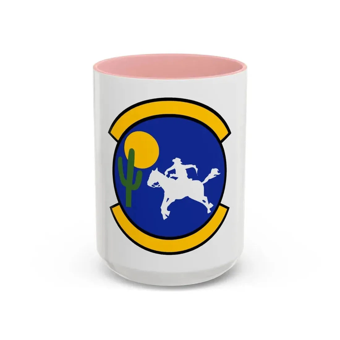 355 Logistics Readiness Squadron ACC (U.S. Air Force) Accent Coffee Mug 15oz Pink - Go Mug Yourself