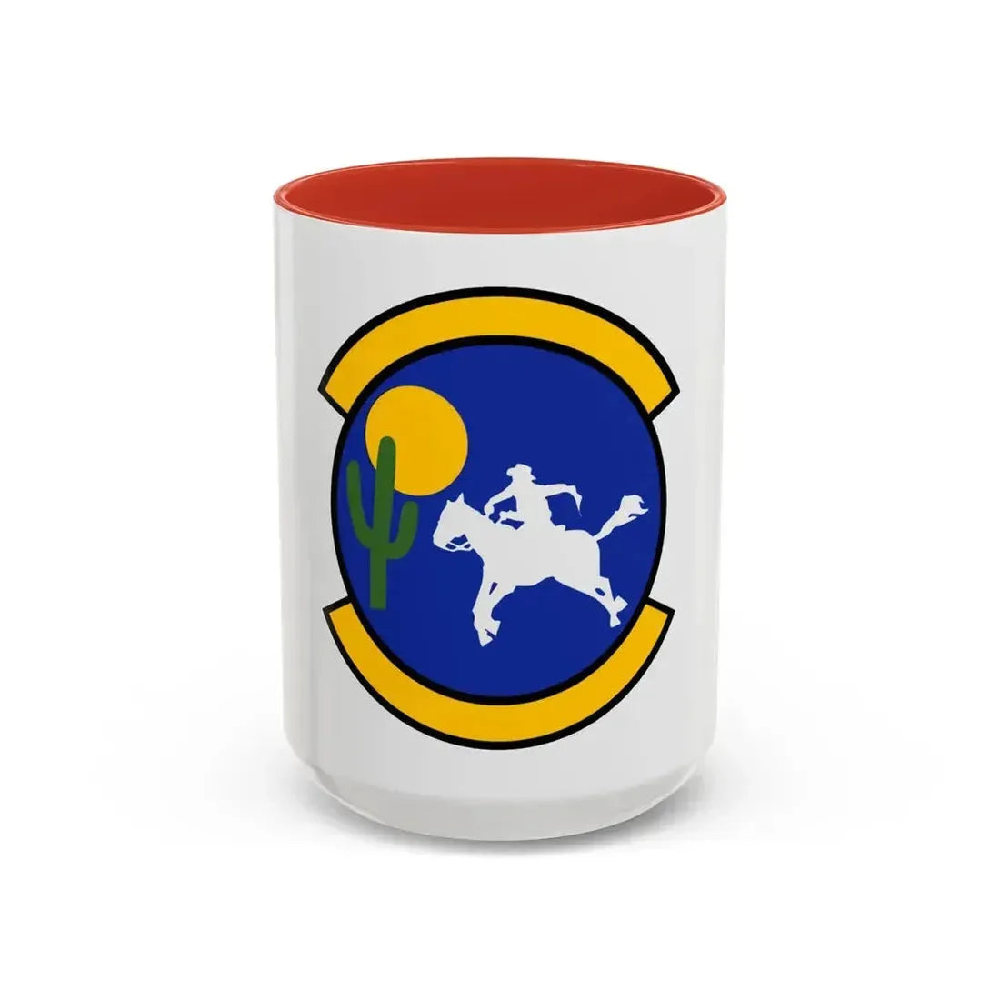 355 Logistics Readiness Squadron ACC (U.S. Air Force) Accent Coffee Mug 15oz Red - Go Mug Yourself