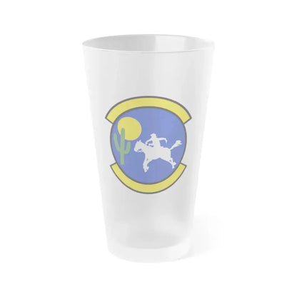 355 Logistics Readiness Squadron ACC (U.S. Air Force) Frosted Pint Glass 16oz 16oz Frosted - Go Mug Yourself