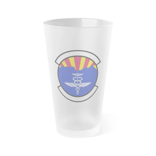 355 Operational Medical Readiness Squadron ACC (U.S. Air Force) Frosted Pint Glass 16oz-16oz-Frosted-Go Mug Yourself