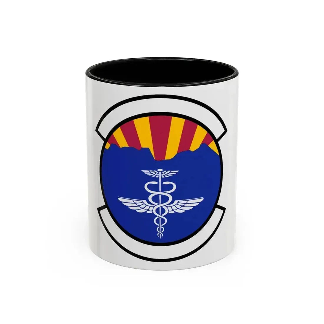 355 Operational Medical Readiness Squadron ACC (U.S. Air Force) Accent Coffee Mug 11oz Black - Go Mug Yourself