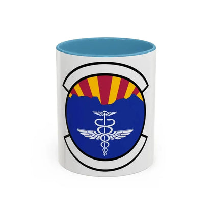 355 Operational Medical Readiness Squadron ACC (U.S. Air Force) Accent Coffee Mug 11oz Light Blue - Go Mug Yourself