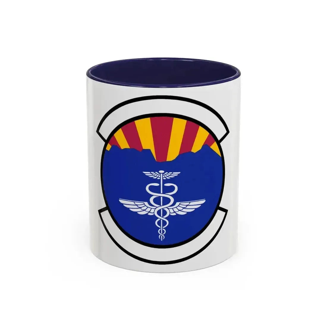 355 Operational Medical Readiness Squadron ACC (U.S. Air Force) Accent Coffee Mug 11oz Navy - Go Mug Yourself