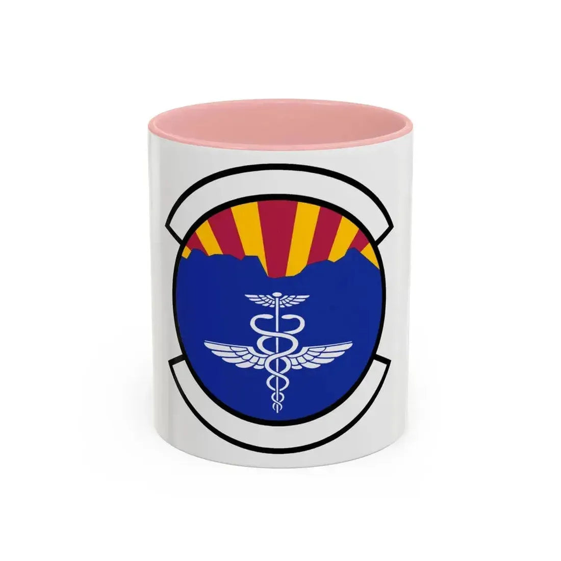 355 Operational Medical Readiness Squadron ACC (U.S. Air Force) Accent Coffee Mug 11oz Pink - Go Mug Yourself
