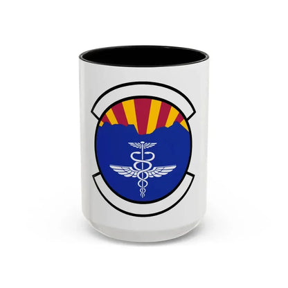 355 Operational Medical Readiness Squadron ACC (U.S. Air Force) Accent Coffee Mug 15oz Black - Go Mug Yourself