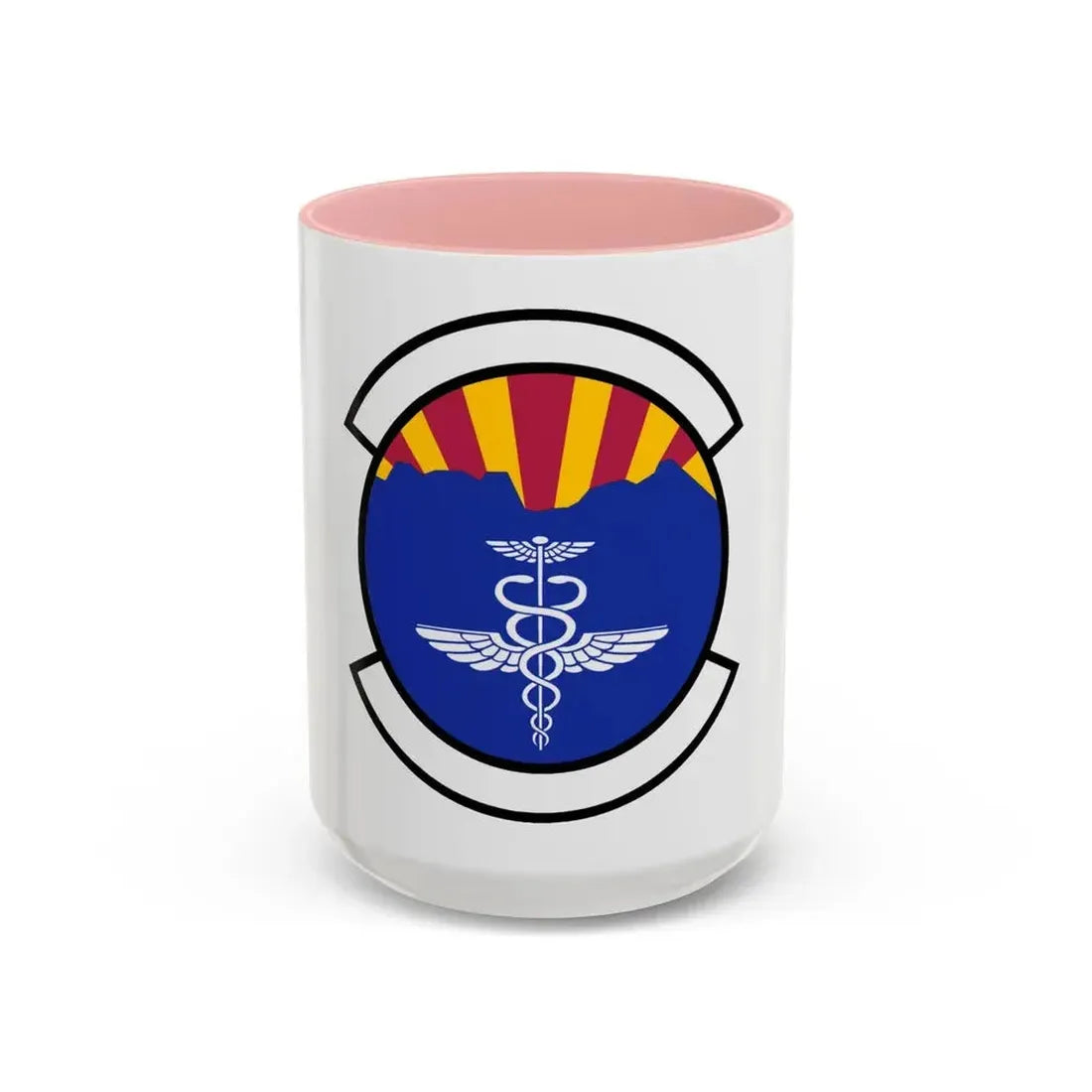 355 Operational Medical Readiness Squadron ACC (U.S. Air Force) Accent Coffee Mug 15oz Pink - Go Mug Yourself