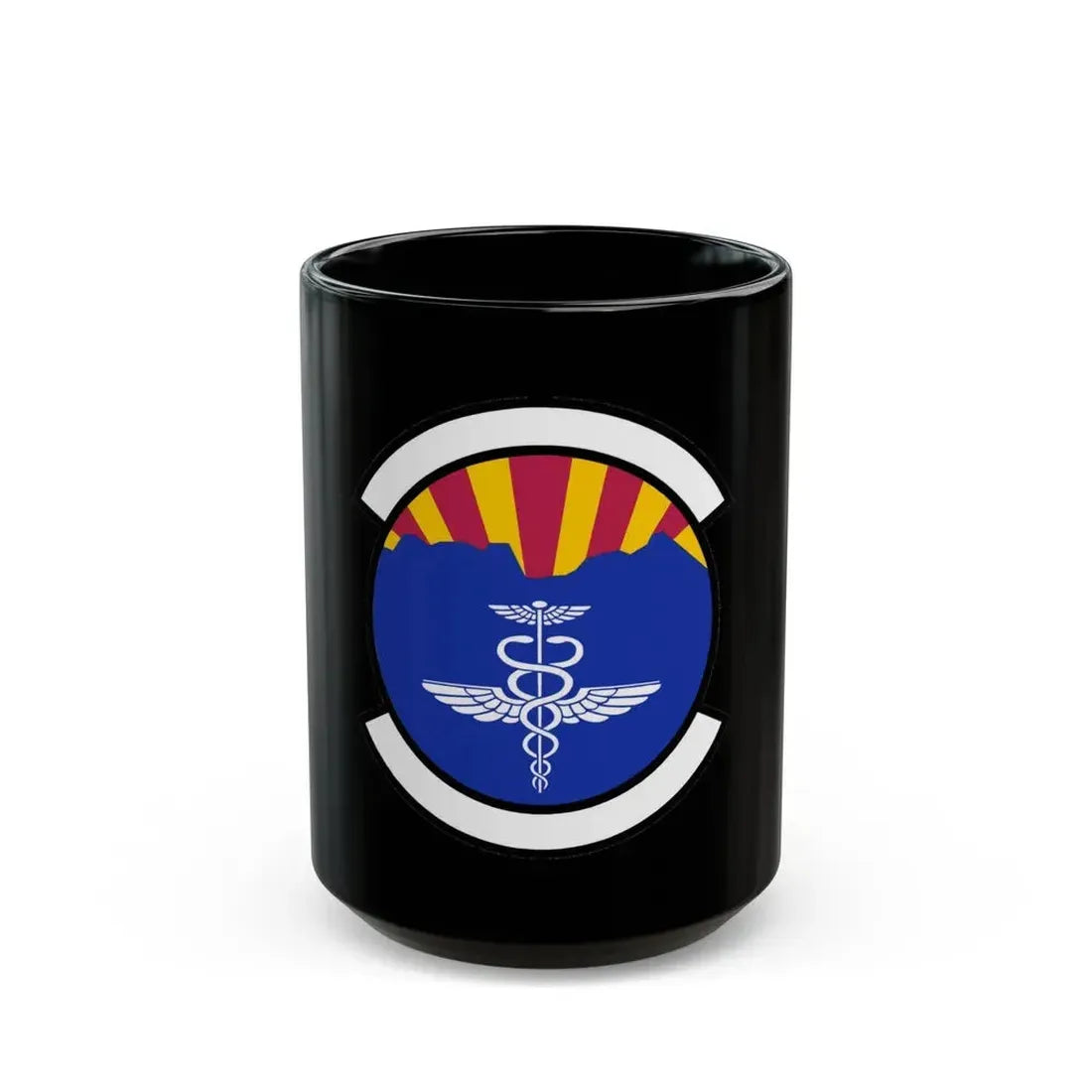 355 Operational Medical Readiness Squadron ACC (U.S. Air Force) Black Coffee Mug - Go Mug Yourself