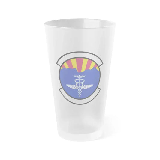 355 Operational Medical Readiness Squadron ACC (U.S. Air Force) Frosted Pint Glass 16oz 16oz Frosted - Go Mug Yourself