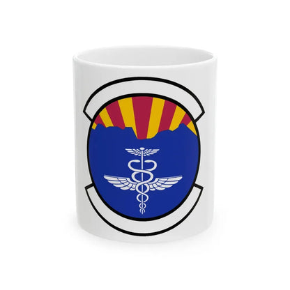 355 Operational Medical Readiness Squadron ACC (U.S. Air Force) White Coffee Mug - Go Mug Yourself