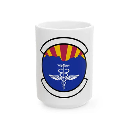 355 Operational Medical Readiness Squadron ACC (U.S. Air Force) White Coffee Mug - Go Mug Yourself