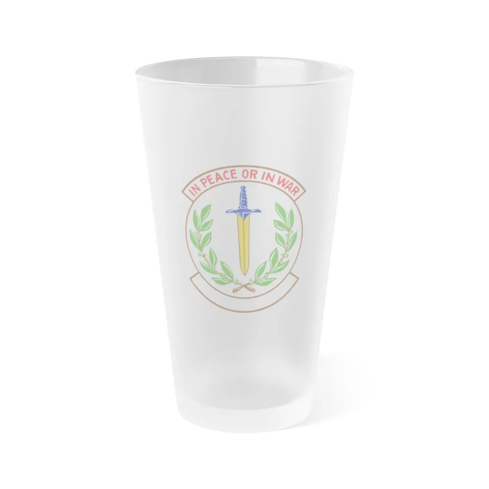 355 Security Forces Squadron ACC (U.S. Air Force) Frosted Pint Glass 16oz-16oz-Frosted-Go Mug Yourself