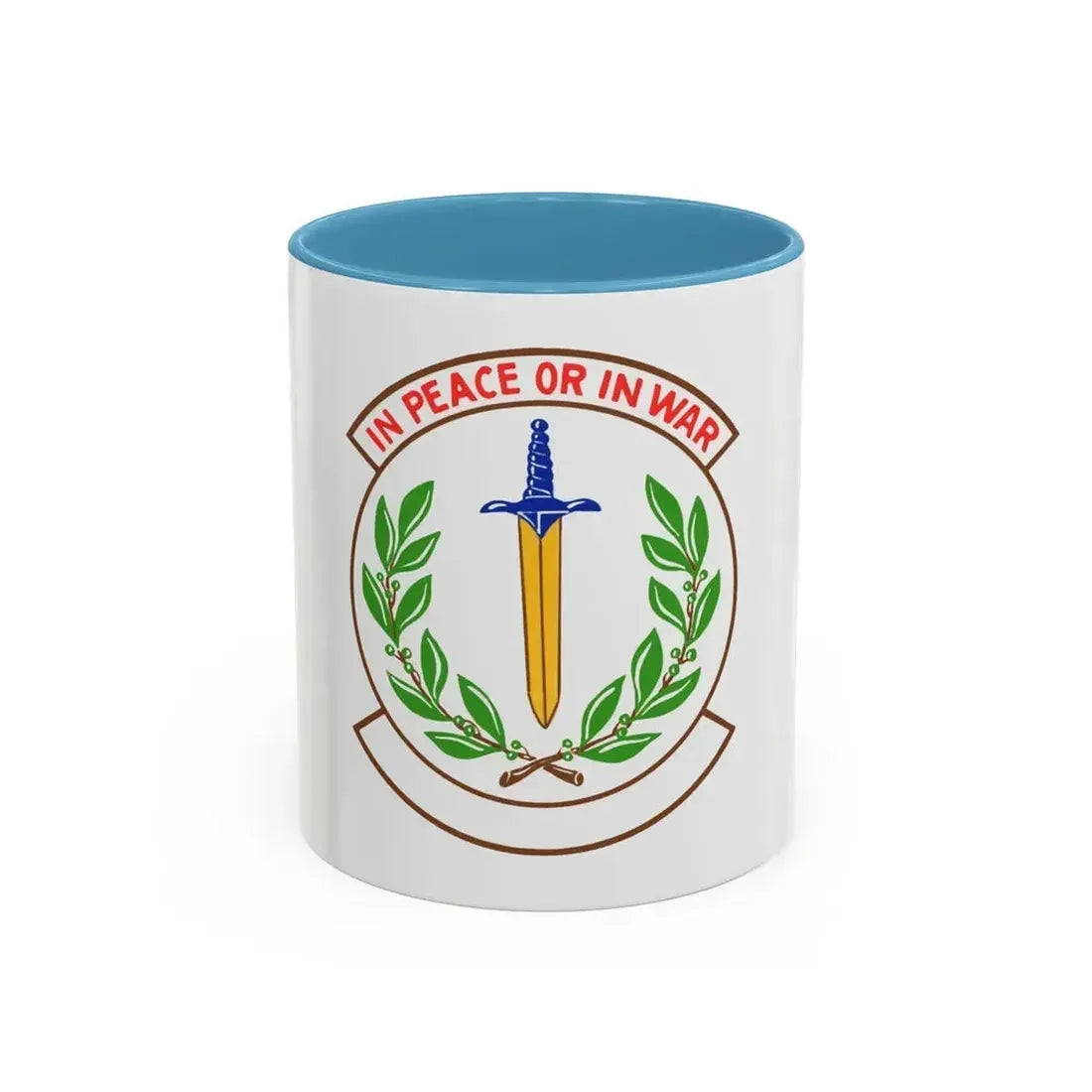 355 Security Forces Squadron ACC (U.S. Air Force) Accent Coffee Mug 11oz Light Blue - Go Mug Yourself