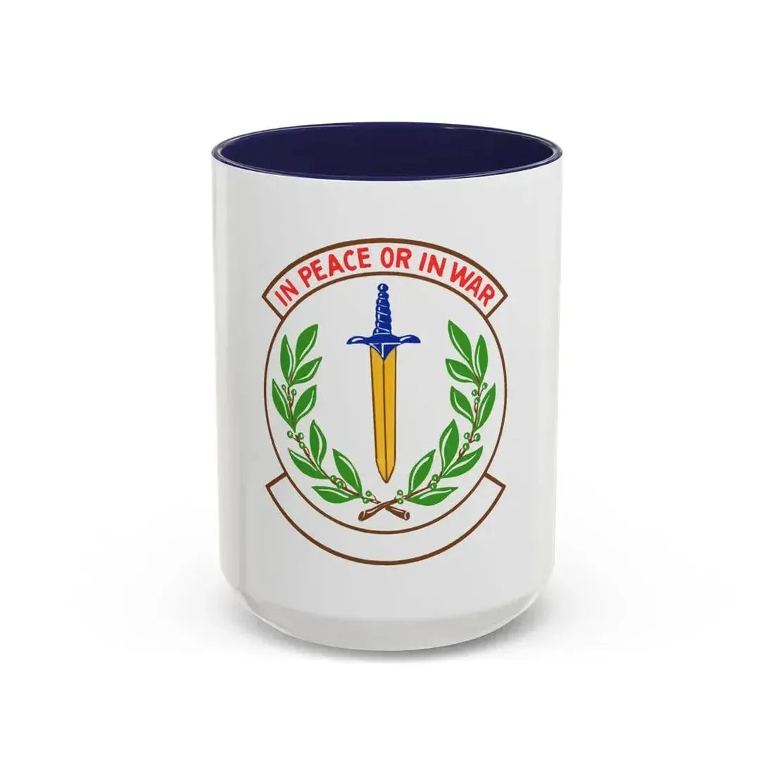 355 Security Forces Squadron ACC (U.S. Air Force) Accent Coffee Mug 15oz Navy - Go Mug Yourself