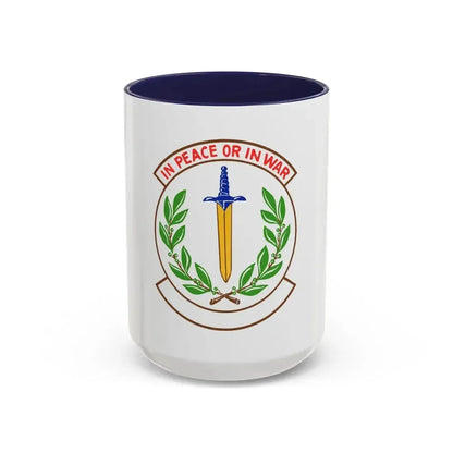 355 Security Forces Squadron ACC (U.S. Air Force) Accent Coffee Mug 15oz Navy - Go Mug Yourself