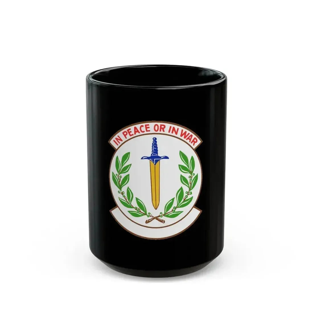 355 Security Forces Squadron ACC (U.S. Air Force) Black Coffee Mug 15oz - Go Mug Yourself