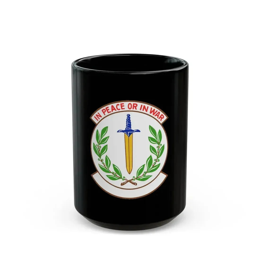 355 Security Forces Squadron ACC (U.S. Air Force) Black Coffee Mug 15oz - Go Mug Yourself