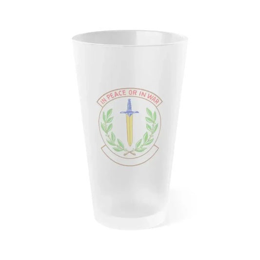 355 Security Forces Squadron ACC (U.S. Air Force) Frosted Pint Glass 16oz 16oz Frosted - Go Mug Yourself