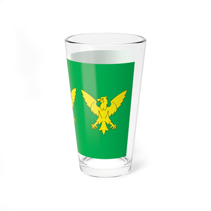 Flag of Caernarfonshire (United Kingdom) Pint Glass 16oz
