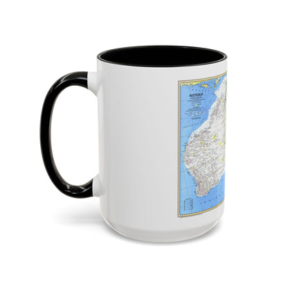 Australia (1979) (Map) Accent Coffee Mug