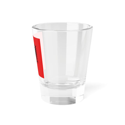 Flag of the President of Albania 1992 to 2002 - Shot Glass 1.5oz