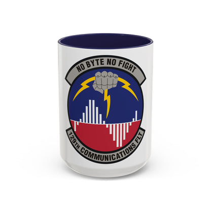 129th Communications Flight (U.S. Air Force) Accent Coffee Mug