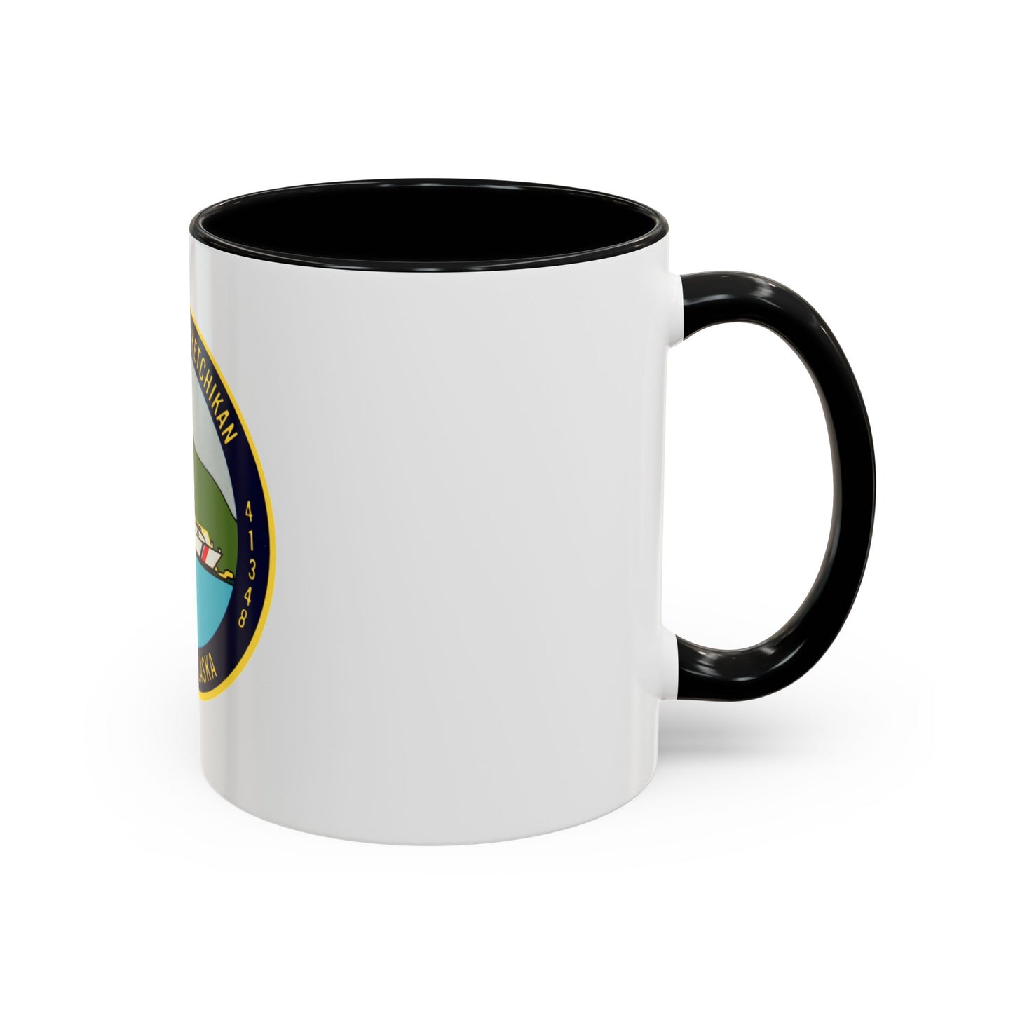 USCG Station Ketchikan 17th Dist (U.S. Coast Guard) Accent Coffee Mug