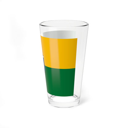 Flag of Kartal Hungary (Hungary) Pint Glass 16oz