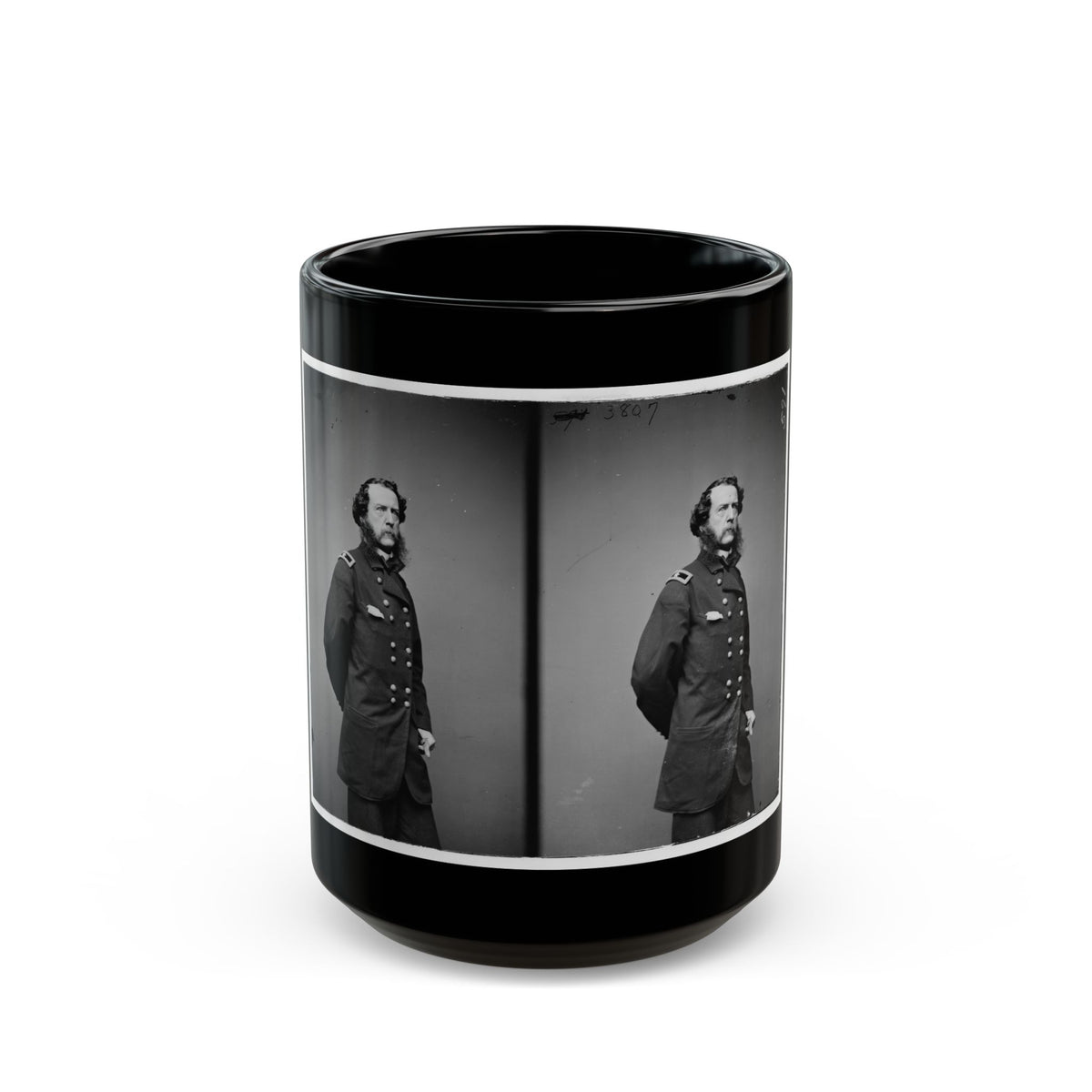 Brig. Gen. Samuel W. Crawford (U.S. Civil War) Black Coffee Mug