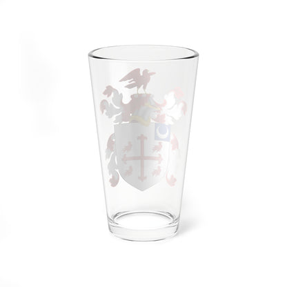 Coat of Arms of William Byrd (United States) (Coat of Arms) Pint Glass 16oz