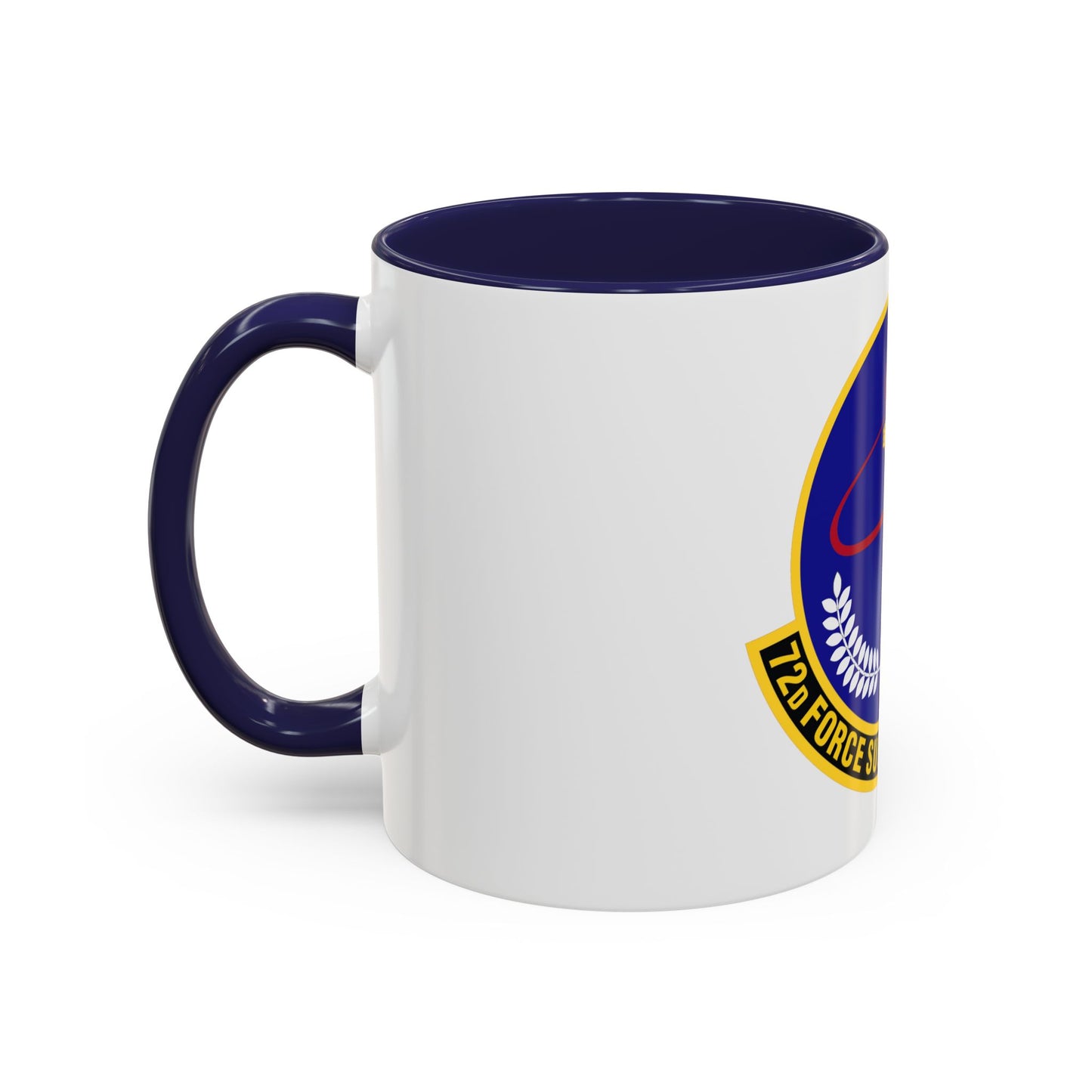 72d Force Support Squadron (U.S. Air Force) Accent Coffee Mug