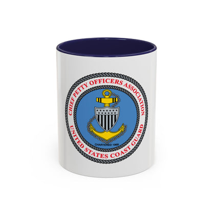 USCG CPOA (U.S. Coast Guard) Accent Coffee Mug