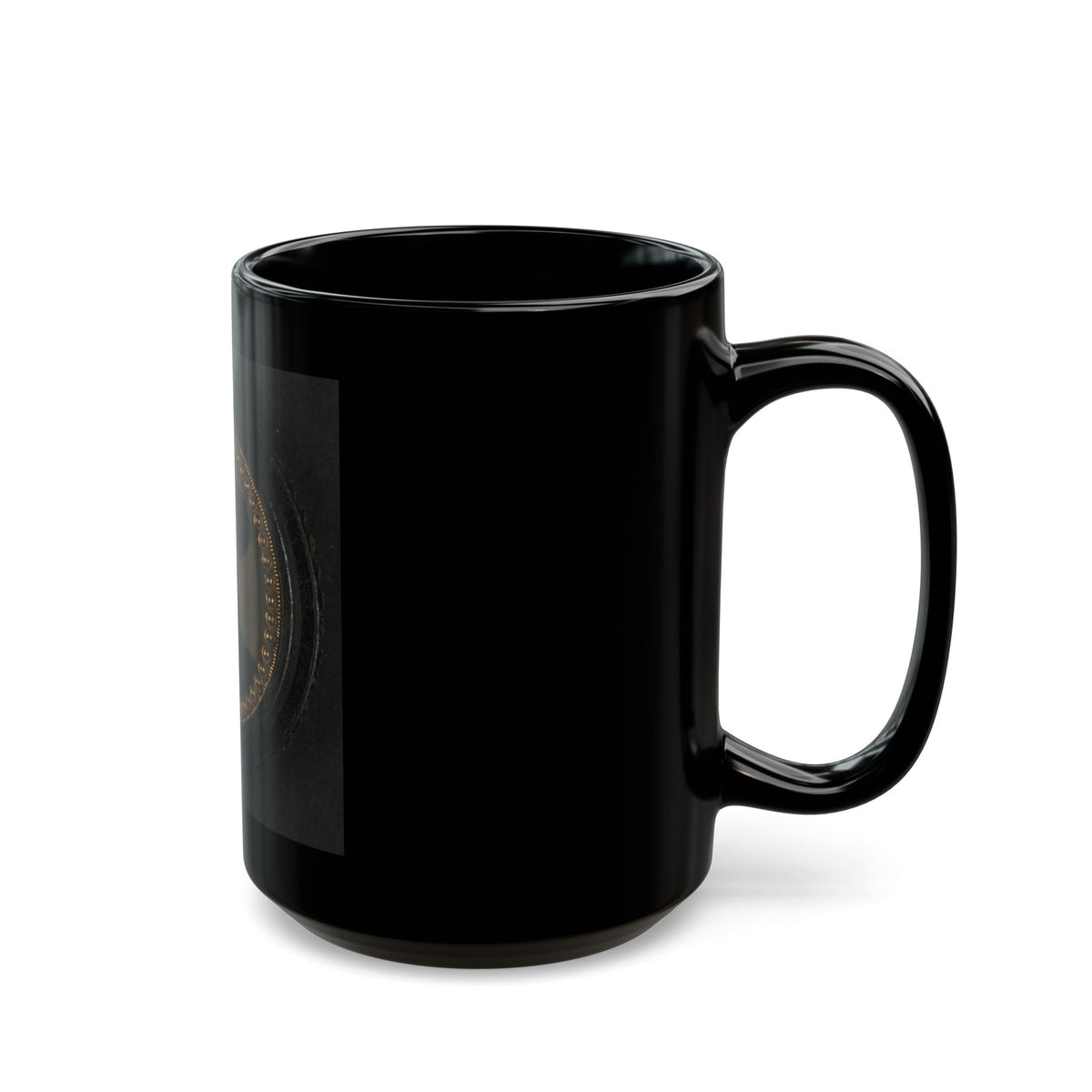 Unidentified Soldier In Union Uniform And Slouch Hat 003 (U.S. Civil War) Black Coffee Mug