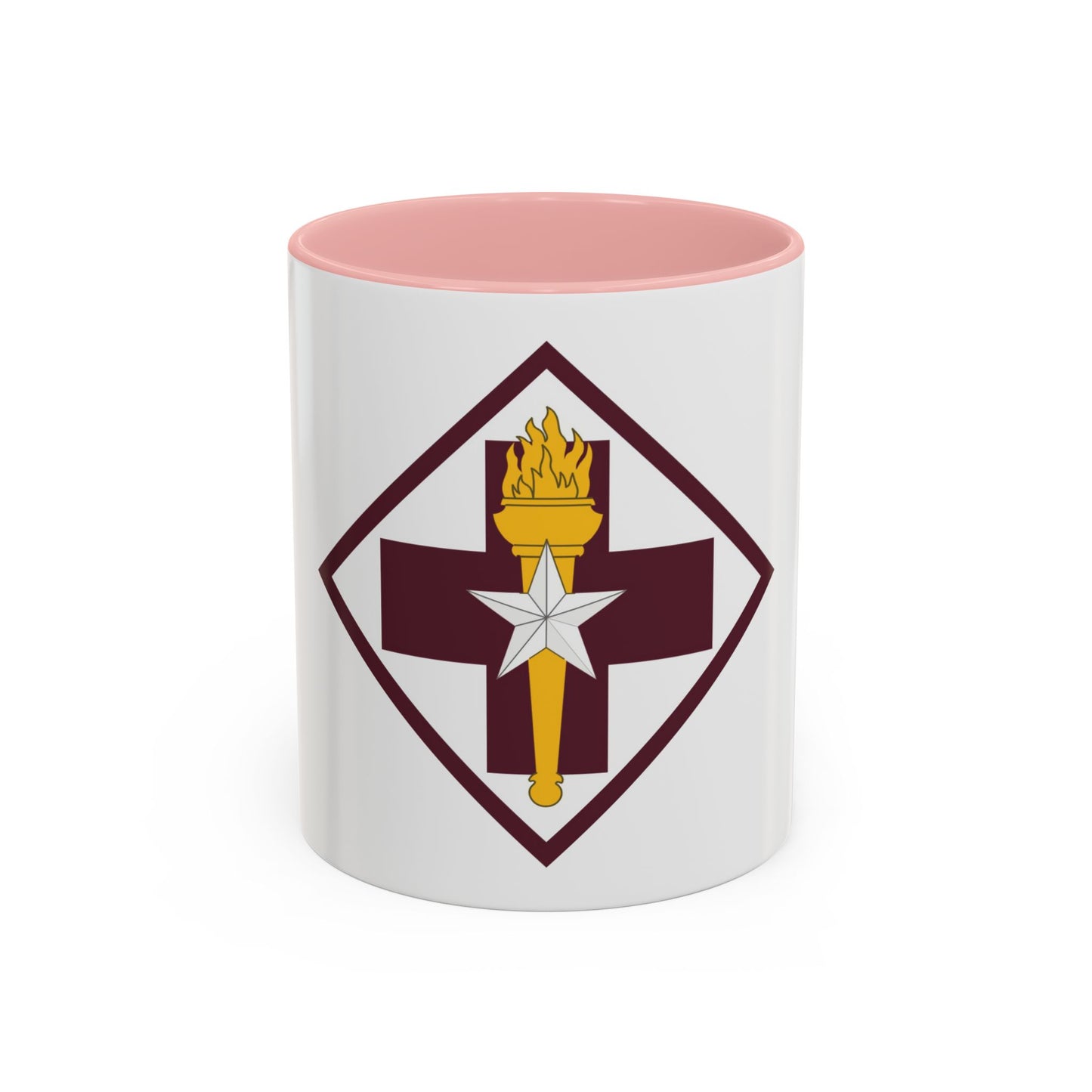 US 32nd Medical Brigade SSI (U.S. Army) Accent Coffee Mug
