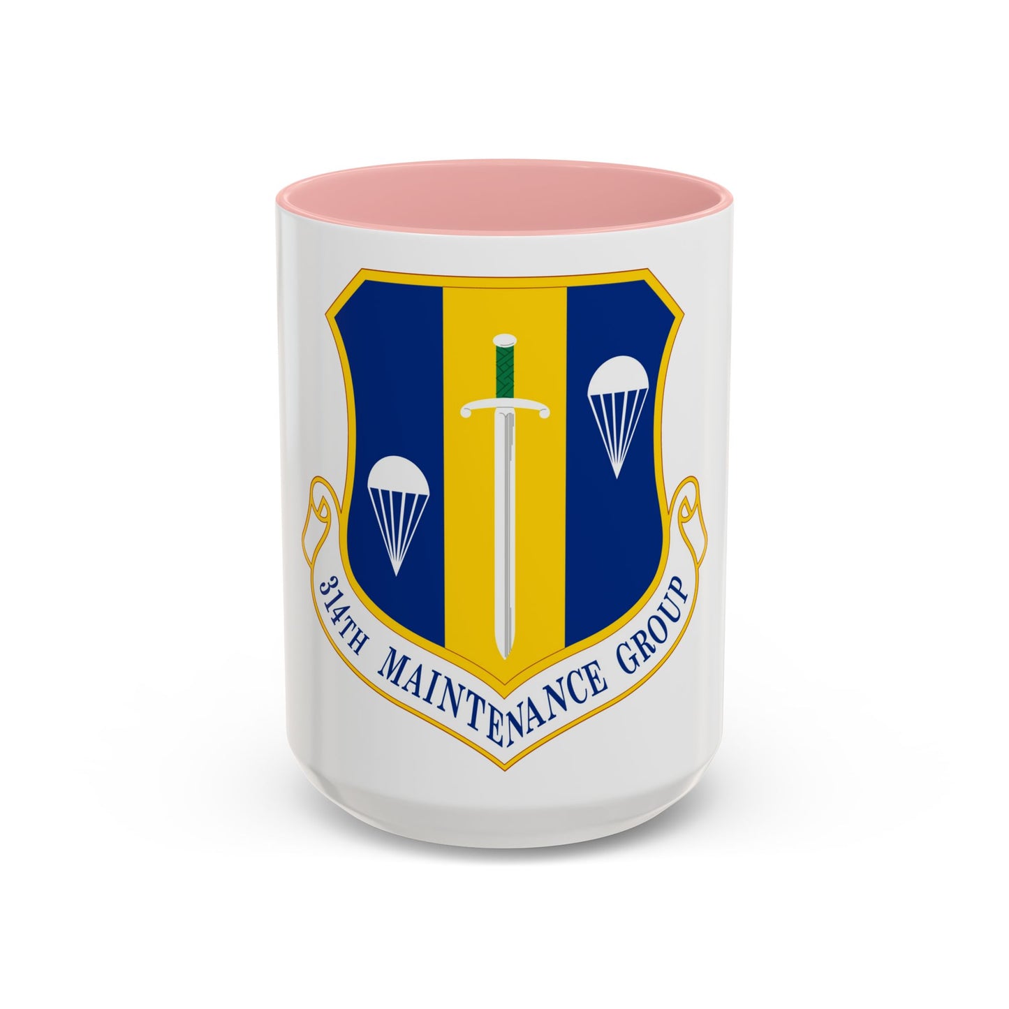 314 Maintenance Group AETC (U.S. Air Force) Accent Coffee Mug