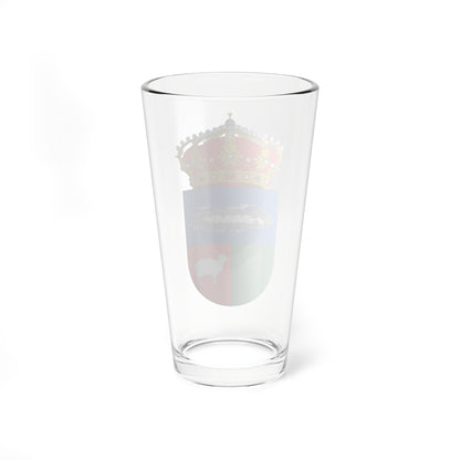 Escudo de La Almarcha (Spain) (Coat of Arms) Pint Glass 16oz