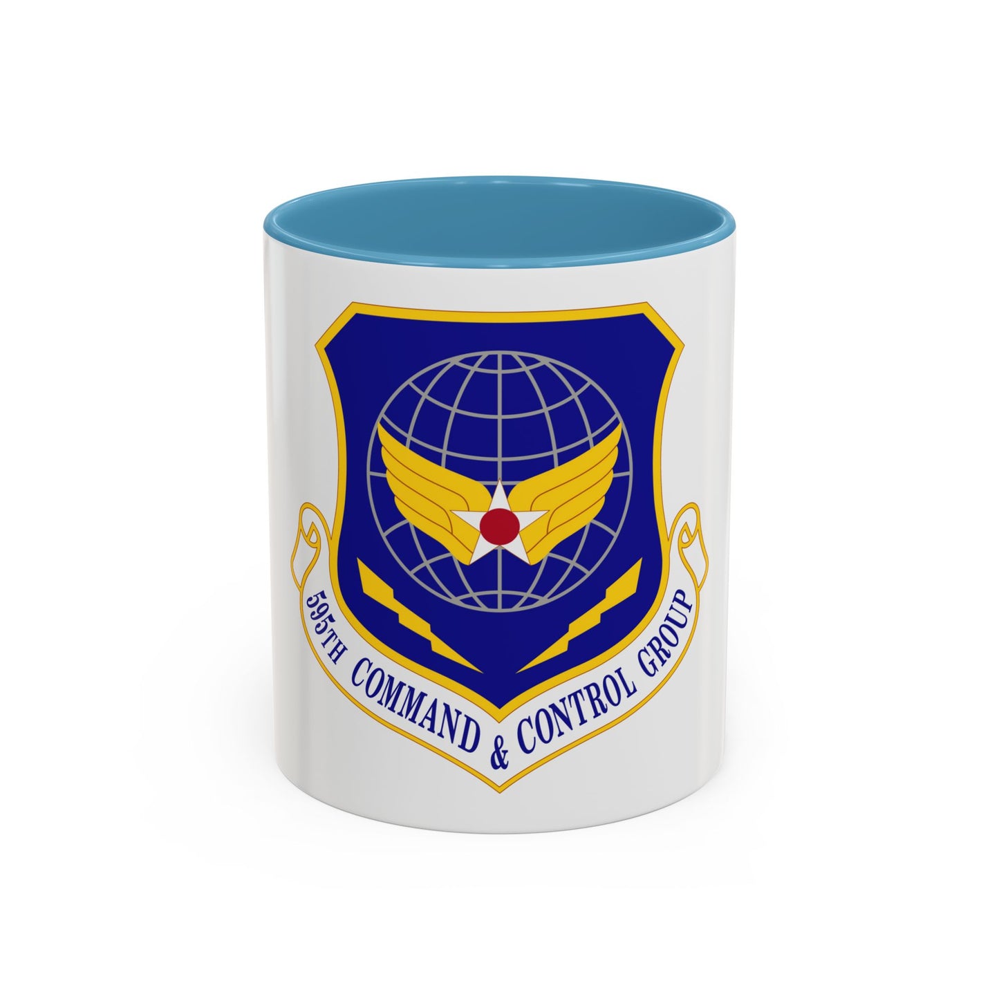 595 Command and Control Group AFSPC (U.S. Air Force) Accent Coffee Mug