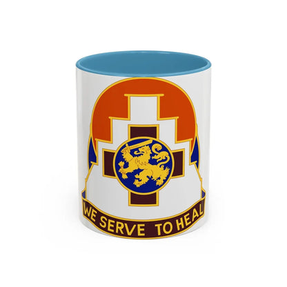 356 Field Hospital (U.S. Army) Accent Coffee Mug-11oz-Light Blue-Go Mug Yourself