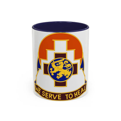 356 Field Hospital (U.S. Army) Accent Coffee Mug-11oz-Navy-Go Mug Yourself