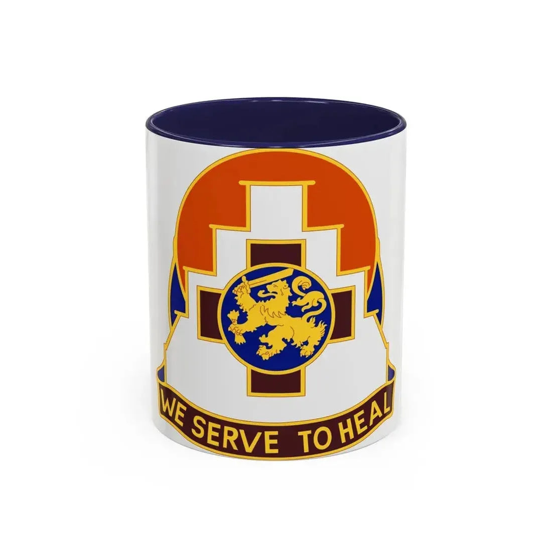 356 Field Hospital (U.S. Army) Accent Coffee Mug 11oz Navy - Go Mug Yourself