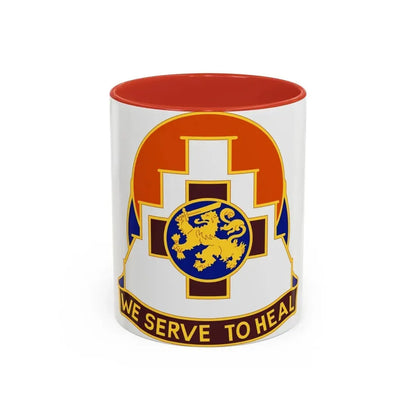 356 Field Hospital (U.S. Army) Accent Coffee Mug 11oz Red - Go Mug Yourself