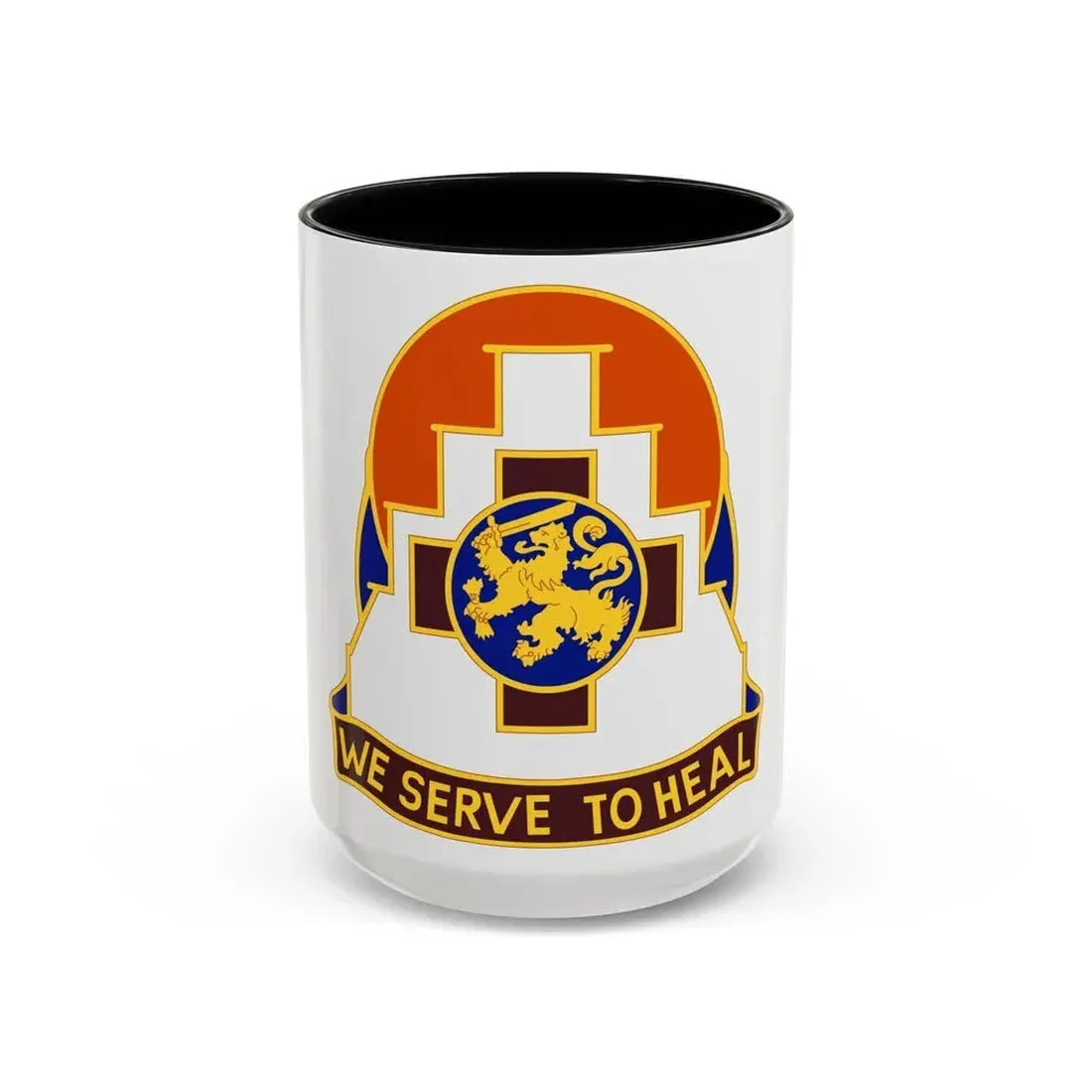 356 Field Hospital (U.S. Army) Accent Coffee Mug 15oz Black - Go Mug Yourself