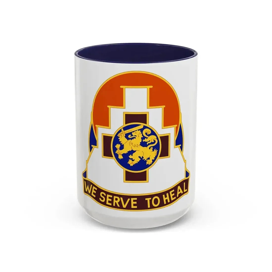 356 Field Hospital (U.S. Army) Accent Coffee Mug 15oz Navy - Go Mug Yourself
